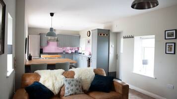 TV connectée, cheminée