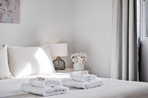 1 bedroom, iron/ironing board, travel crib, free WiFi