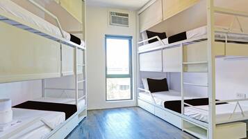 Premium bedding, desk, laptop workspace, free WiFi