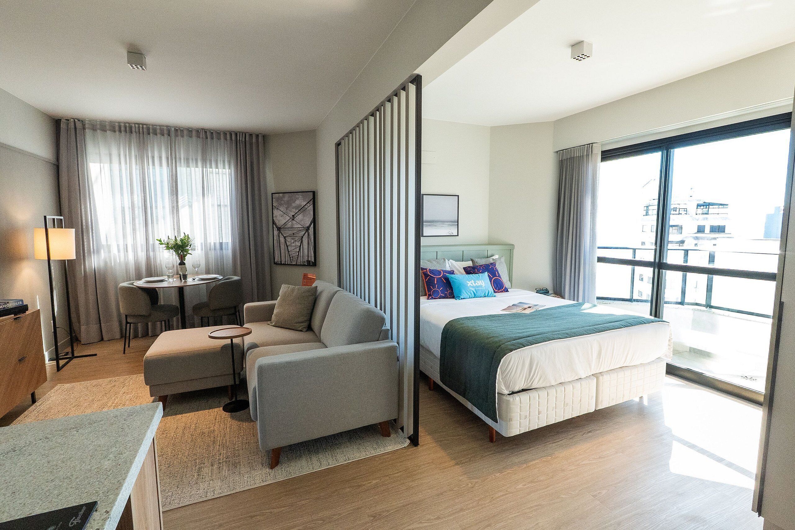 컴포트 스튜디오, 퀸사이즈침대 1개 | 각각 다른 스타일의 인테리어, 책상, 노트북 작업 공간, 무료 WiFi