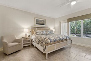 2 bedrooms, desk, iron/ironing board, travel crib