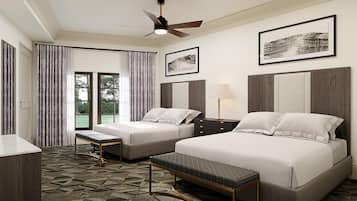 2 bedrooms, premium bedding, in-room safe, iron/ironing board