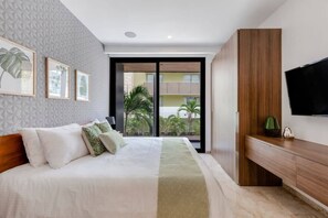 Appartement, 2 chambres | Fer et planche à repasser, accès au Wi-Fi (inclus)