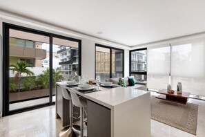 Apartment, 2 Bedrooms | Private kitchen - The Shore By Stella (Playa del Carmen)