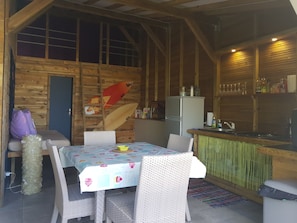 Dining - CocoK'BanaLodge, sea and mountain views, jacuzzi / Les 3 Ilets (Les Trois-Îlets)