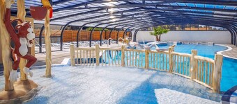 ZEcamping animé espace aquatique pet friendly locatif 30m2 5 pers