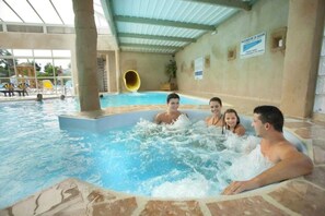 Indoor pool, a heated pool