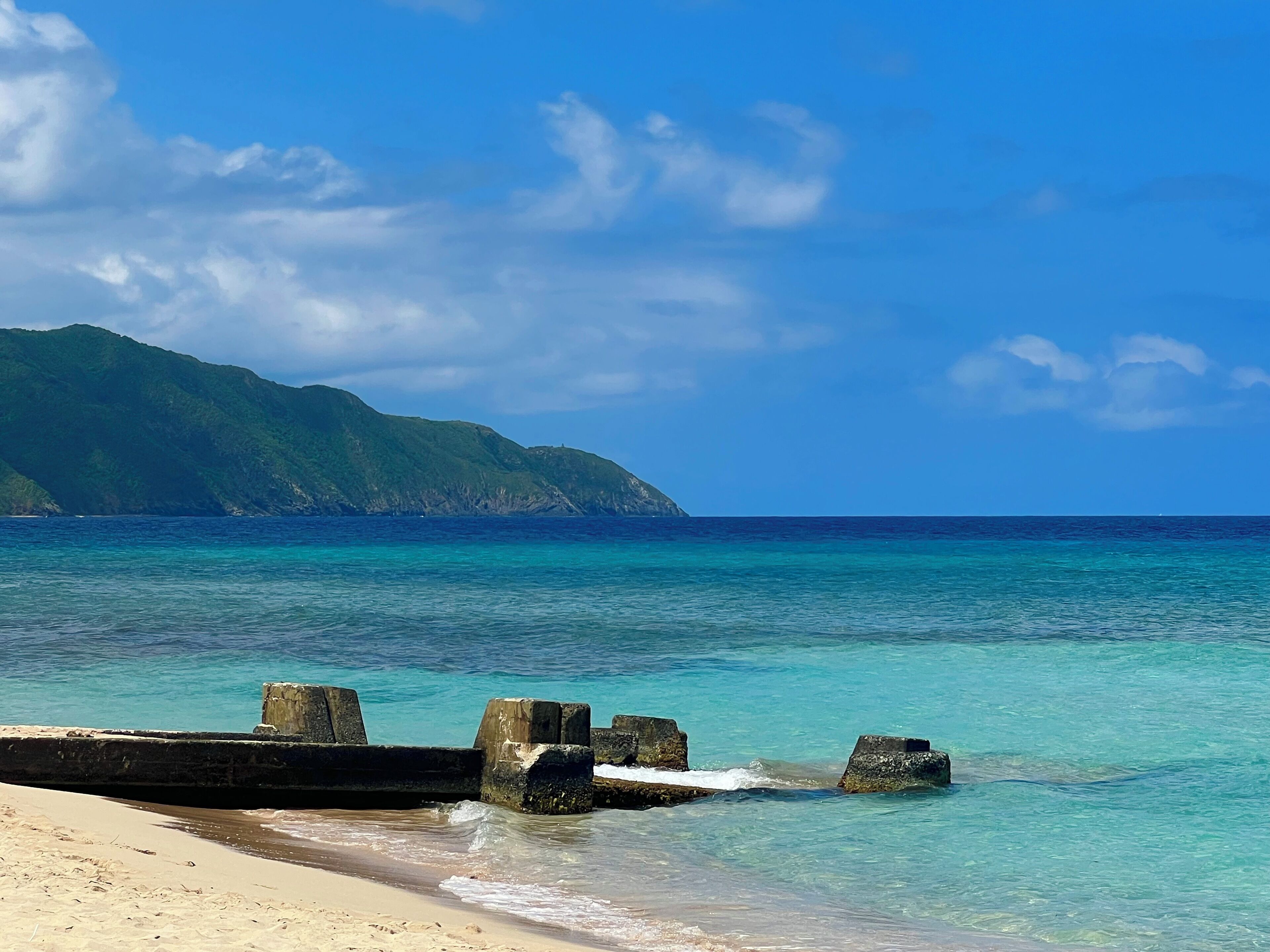 Sun-loungers, beach towels