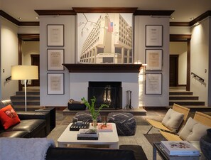 Fireplace, offices