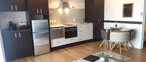 Apartment, 1 Bedroom, Beach View | Private kitchen | Electric kettle, toaster