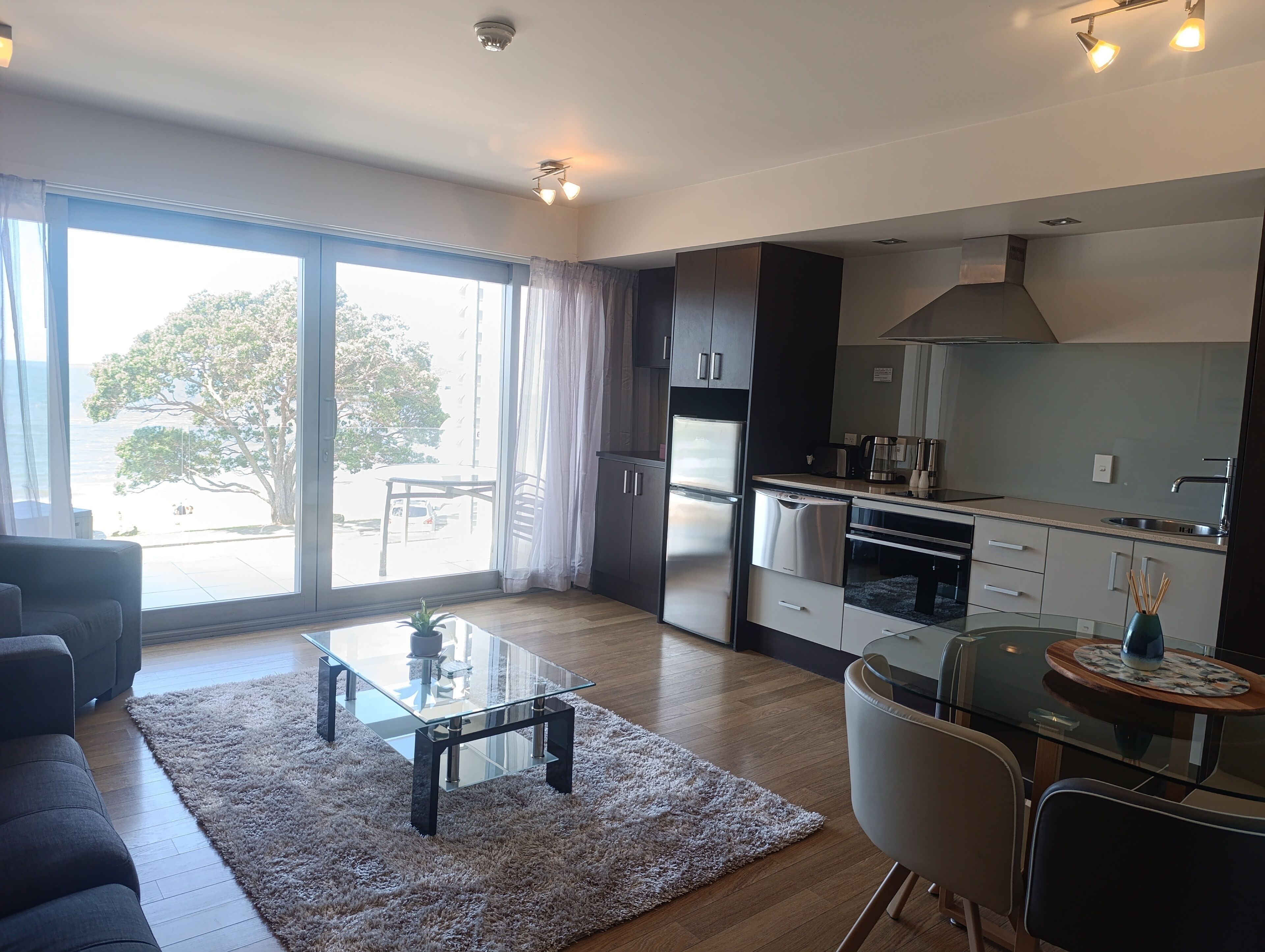 Appartement, 1 chambre, vue plage | Coin séjour | Télévision à écran plat