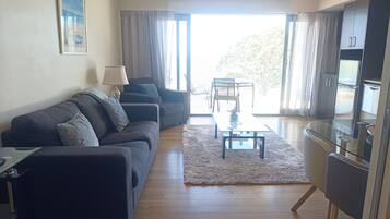 Leilighet, 1 soverom, strandutsikt | 1 soverom, strykejern/-brett og wi-fi (inkludert)