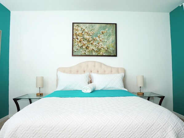 3 bedrooms, desk, iron/ironing board, free WiFi