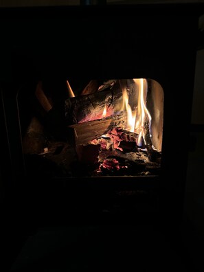 Cabin | Fireplace - Cozy Hot Tent With Log Burner & Hot Tub Left Tent (Gaerwen)