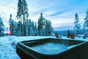 Utendørs boblebad