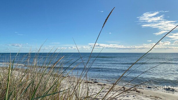 A beach with clear skies and calm sea. - Stunning home in Hals with WiFi (Hals)