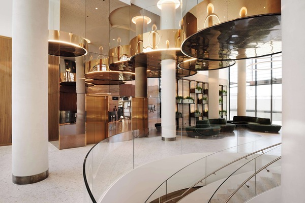 Interior entrance