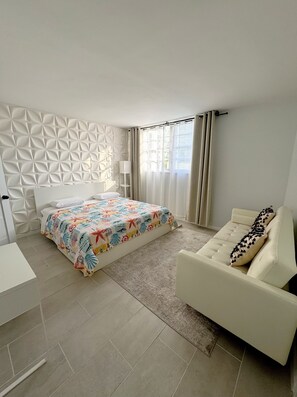1 bedroom, iron/ironing board, travel crib, free WiFi