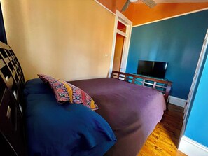 2 slaapkamers, een strijkplank/strijkijzer, wifi, beddengoed