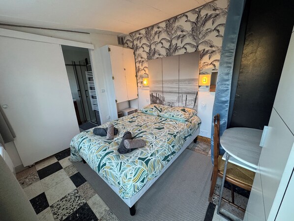 1 makuuhuone, silitysrauta/-lauta, Wi-Fi, vuodevaatteet