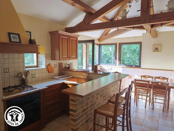 Microwave, dishwasher - Le Gîte du Cluzel - PONTCIRQ (PONTCIRQ)