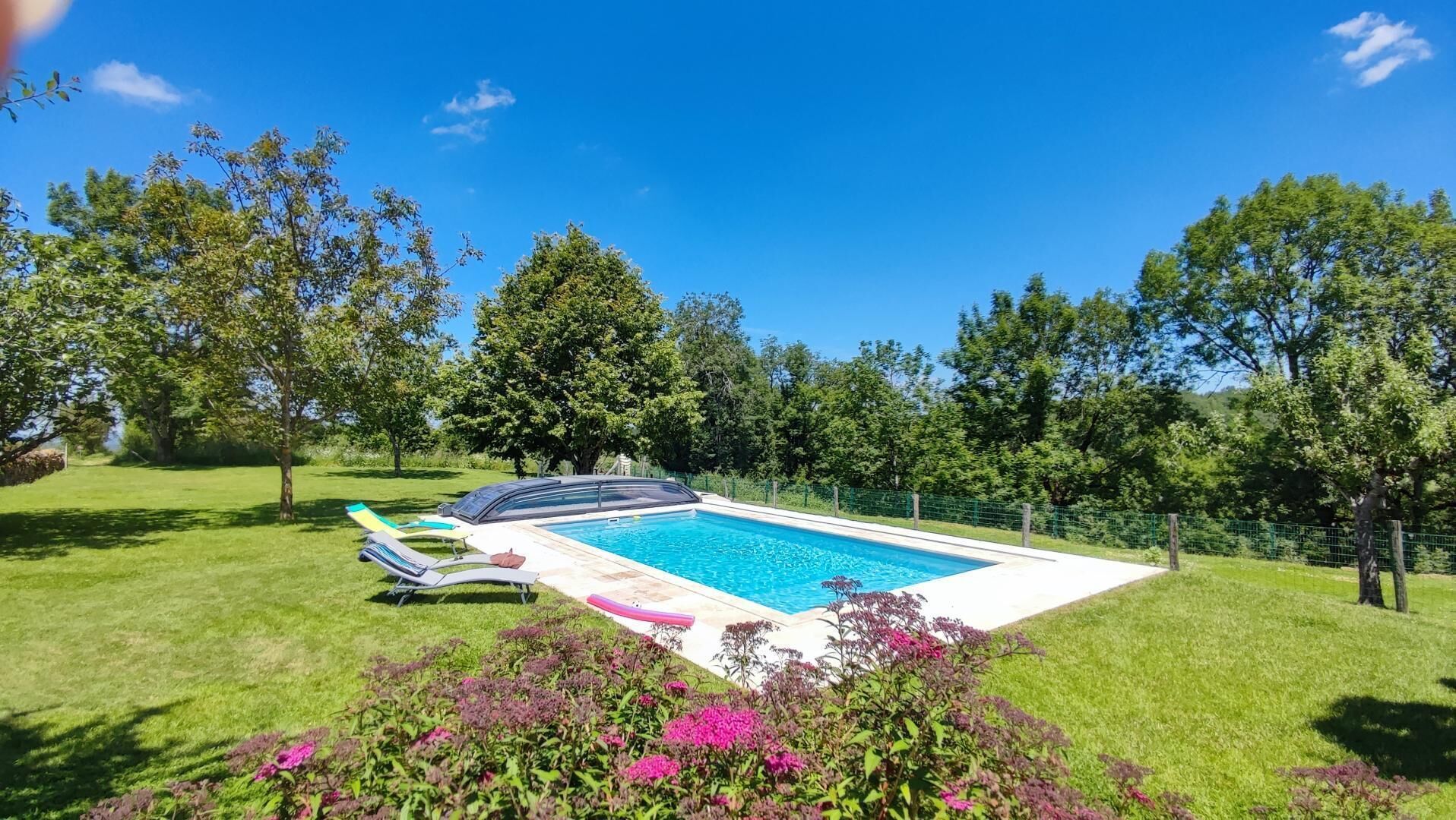 Una piscina climatizada