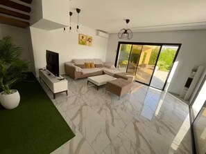 Living area - Villa with pool in Djerba Tezdain sea view (midoun)