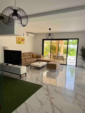 Living area - Villa with pool in Djerba Tezdain sea view (midoun)