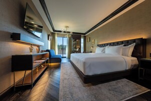 In-room safe, desk, laptop workspace, blackout drapes