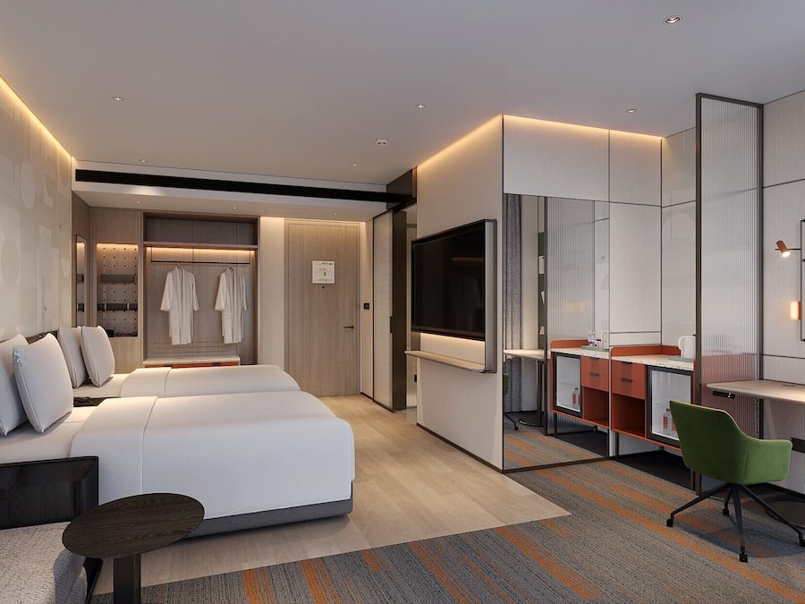 Premium Room Double Beds | Minibar, desk, soundproofing, free cots/infant beds