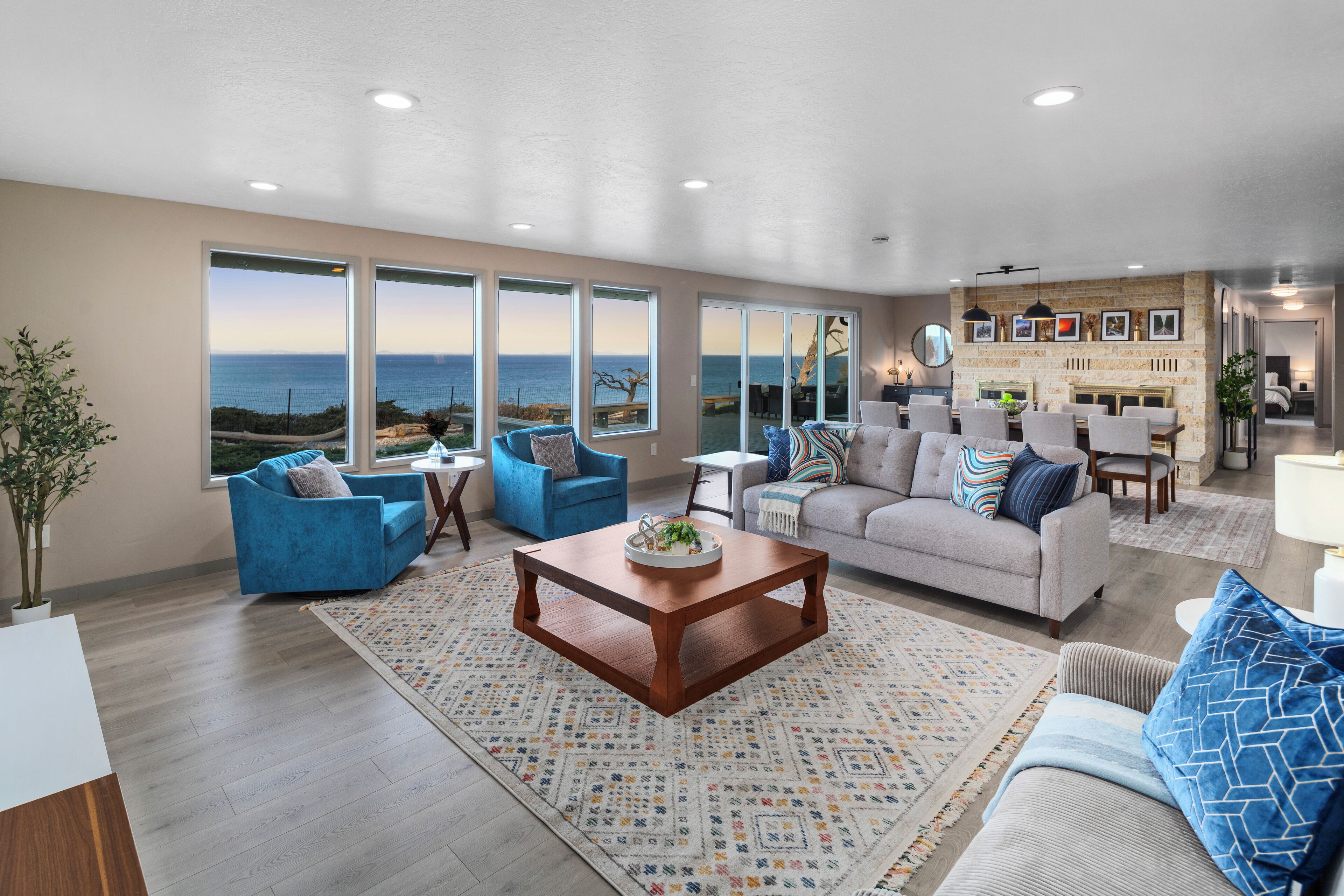 Smart TV, table football, ping pong