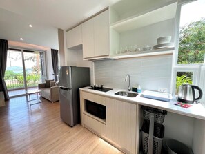 Comfort Double Room, 1 King Bed | In-room dining - Beachfront Bliss at Naiyang by ALPHATEL (Sa Khu)