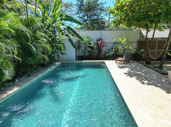 Pool - Lovely 2 bedroom home with large Private salt water pool in beautiful Tamarindo. (Tamarindo)