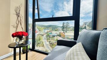 Kahden hengen deluxe-huone | Ilmainen Wi-Fi, vuodevaatteet