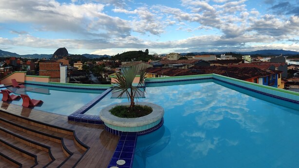 Piscine sur le toit
