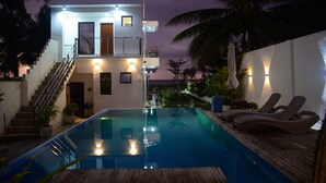 Familie appartement, uitzicht op de baai