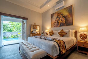 Deluxe villa, 2 slaapkamers | Een kluis op de kamer, geluiddichte muren, gratis wifi