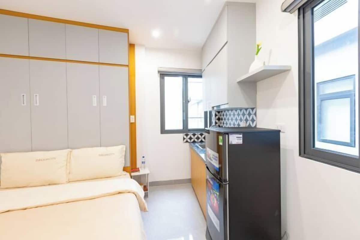 Pillowtop beds, iron/ironing board (on request), WiFi (free)