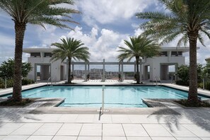 Pool - Blueground | Brickell, pool & w/d, near city center (Miami)