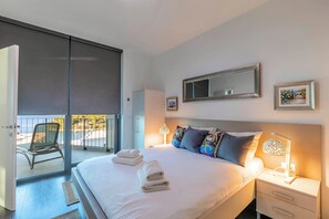 3 soverom, strykejern/-brett, reiseseng for barn og wi-fi