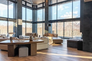 Luxury Chalet, Mountain View | Living area
