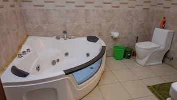 Towels, soap, toilet paper