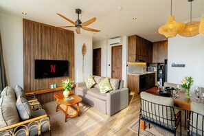Apartment, 2 Bedrooms | Living area | 32-inch TV with digital channels - Avanya Luxury Apartments by Pertama Stay (Seminyak)
