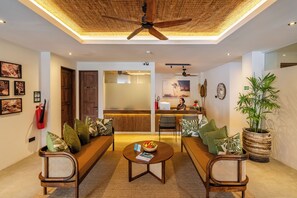 Sala de estar en el lobby