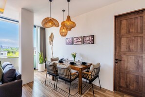 Family Apartment, 2 Bedrooms, Kitchen, City View | Dining room - Avanya Luxury Apartments by Pertama Stay (Seminyak)