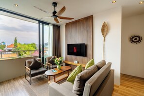 Apartment, 2 Bedrooms | Living area