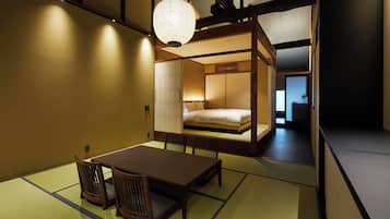 Vierpersoonskamer, privébadkamer, uitzicht op de stad (Relaxation Area with Sofa) | Gratis wifi, beddengoed