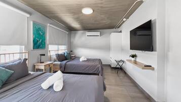 2 habitaciones, escritorio, tabla de planchar con plancha y wifi gratis