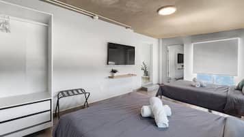 2 habitaciones, escritorio, tabla de planchar con plancha y wifi gratis