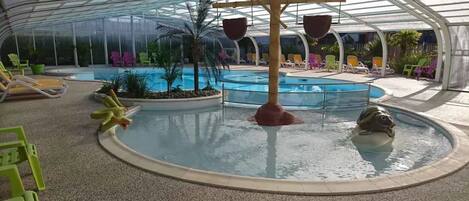 Indoor pool, a heated pool